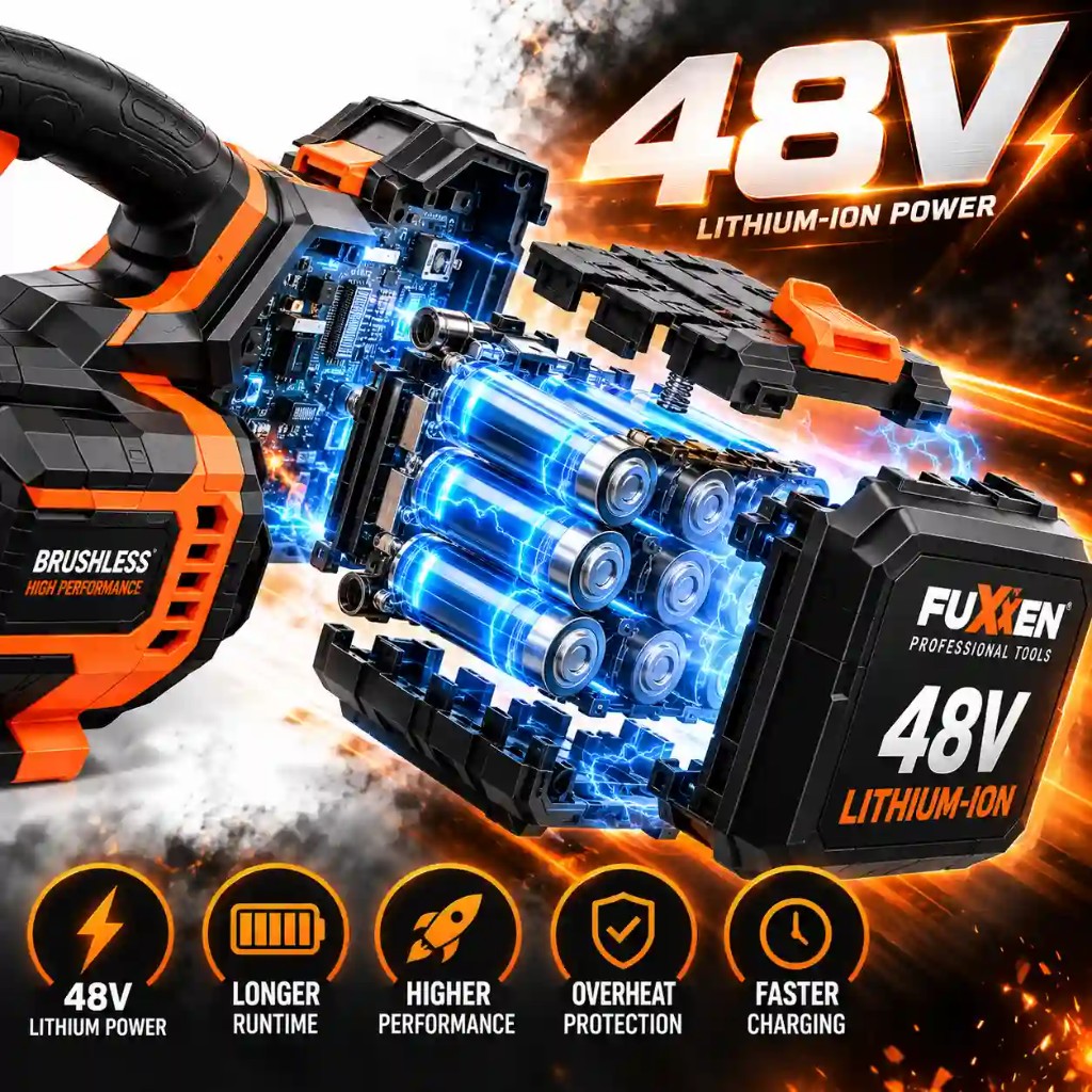 Fuxxen 48 — 2 batterie 48 V 4,0 Ah e caricabatterie rapido